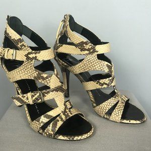 🔥Giuseppe Zanotti Snakeskin Sandals, Size 6